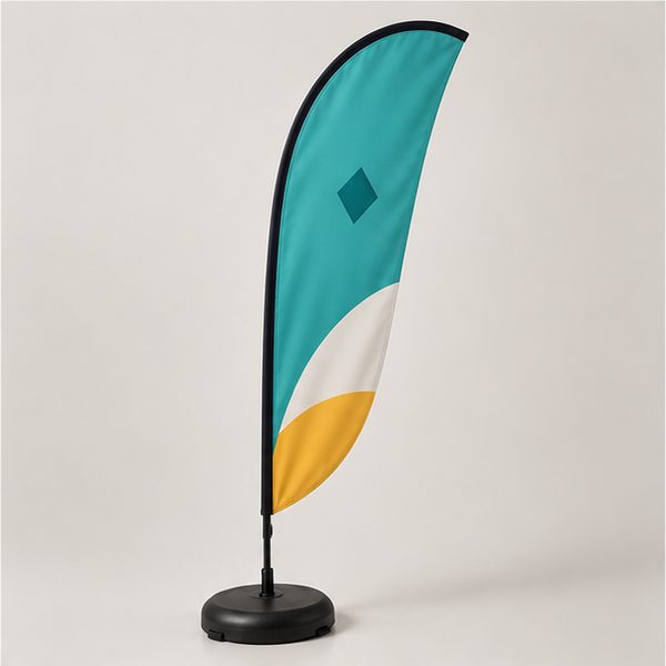 Bandera tipo vela