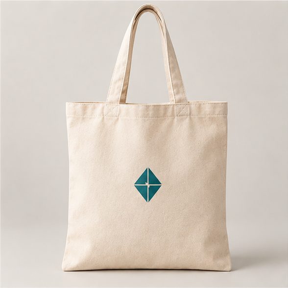 Bolsa tote de algodón